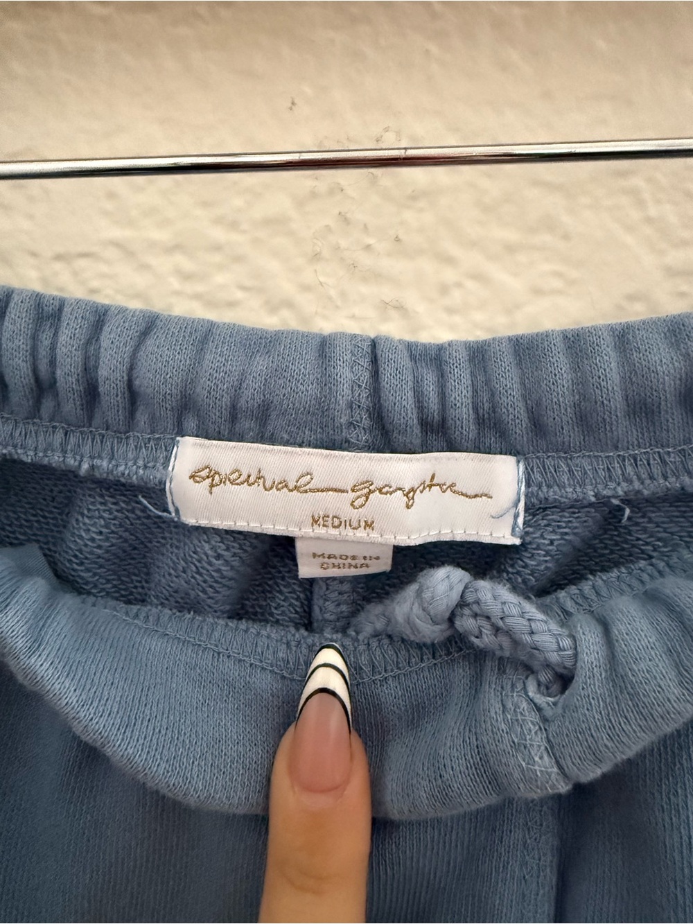 2pc- Spiritual Gangster Powder Blue Pullover Sweatshirt -L and Sweats -M. - Picture 8 of 9